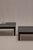 Versatile set of two Dutch mid-century coffee tables or lattenbanken dating from the 1960s, executed in beautifully black...