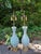 Celadon 1950s Alfredo Barbini Murano Aventurine Glass Attributed Celadon Table Lamps, Twisted Form - a Pair For Sale - Image 8 of 8