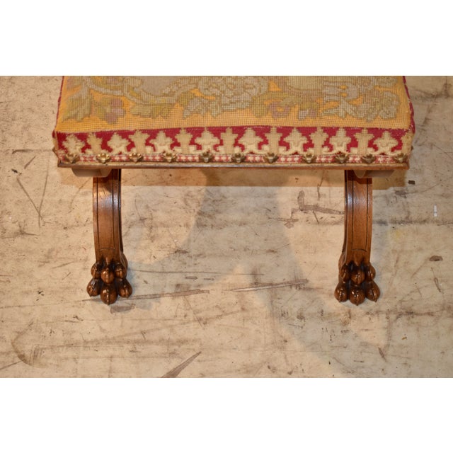 19th Century 19th Century French Walnut Stool For Sale - Image 5 of 9