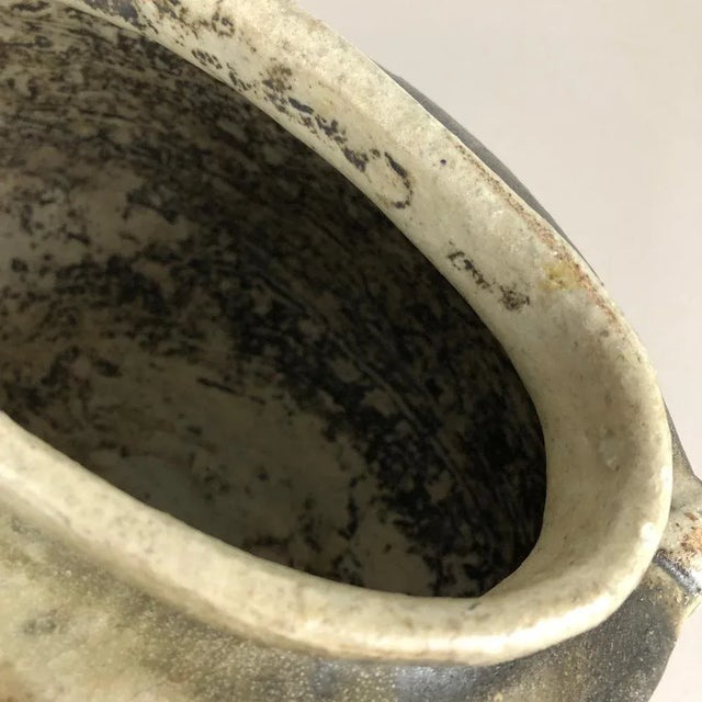 Ceramic Studio Pottery Object Vase from Bruno and Ingeborg Asshoff, Germany, 1960s For Sale - Image 14 of 18