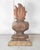 Brown French 18th Century Carved Wood Fire Pot For Sale - Image 8 of 8