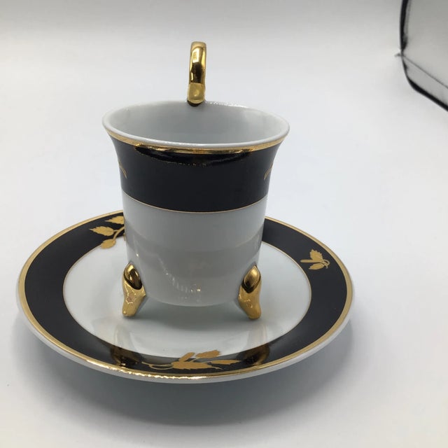 TIger Yedi Porcelain Japan Style 12 Piece Demitasse Tea Cup Set W/ Box For Sale In Sacramento - Image 6 of 13