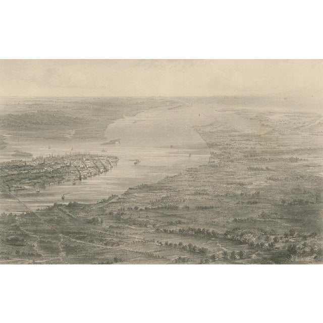 Birds-Eye View of Charleston, 1800s, Paper For Sale - Image 9 of 10