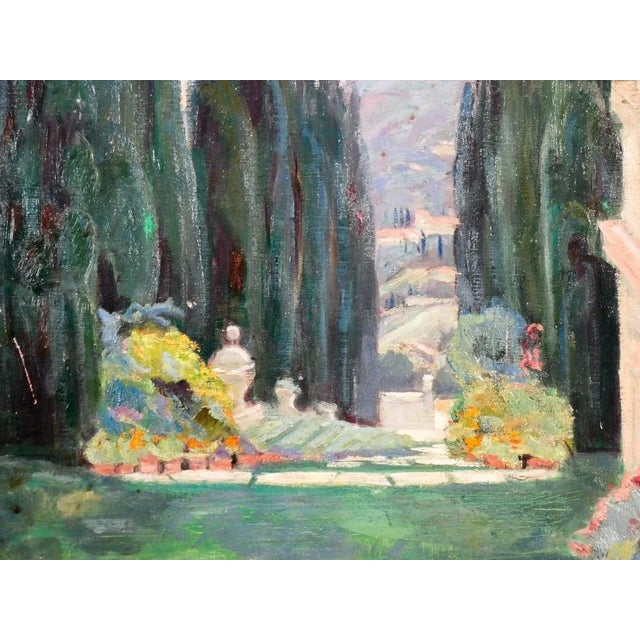 After Jean Perret, Provencal Landscape, 20th-Century, Oil on Canvas, Framed, in None conditions. Designed 1920 to 1949