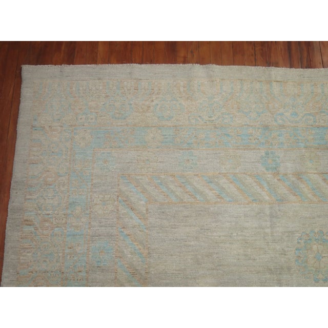 Contemporary Late 20th Century Large Khotan Rug - 12'6" x 16' For Sale - Image 3 of 13