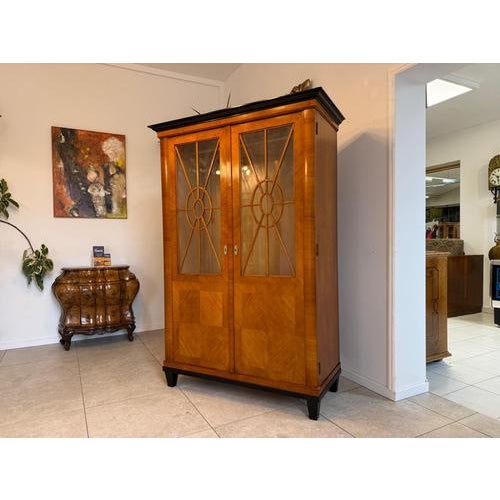 Art Nouveau Display Bookcase, 1920s For Sale - Image 3 of 15