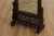 19th Century Antique Chinese Carved Hardwood Table Screen Mirror For Sale - Image 5 of 12
