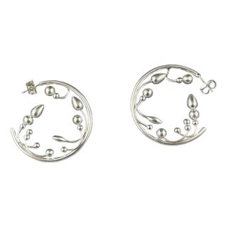 A Pair of Seedling Hoops by Jennifer Chin, Attributed For Sale