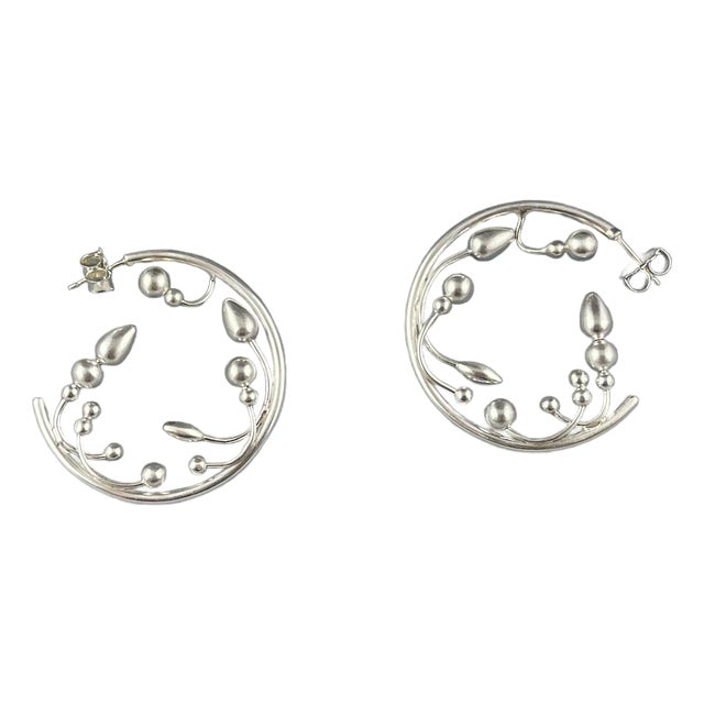 A Pair of Seedling Hoops by Jennifer Chin, Attributed For Sale