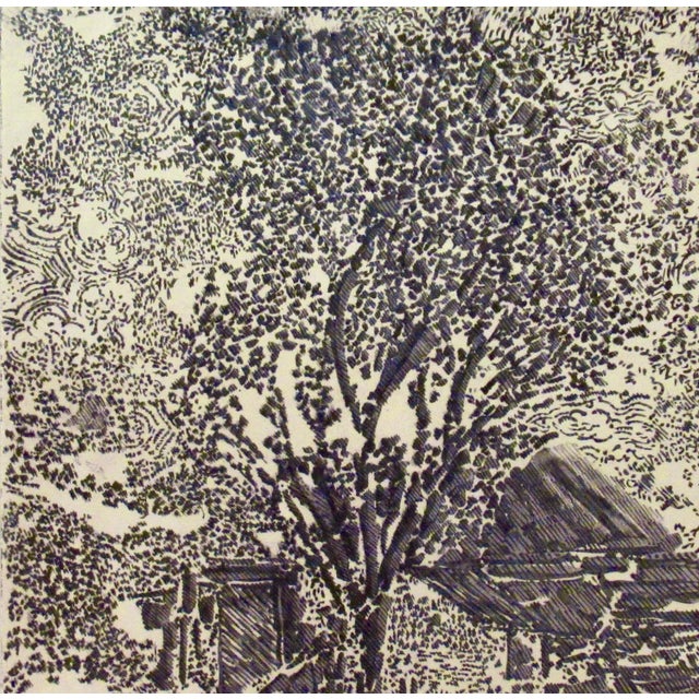 Francois Rouan Manor Arena C. 1980 Original Print For Sale - Image 4 of 7