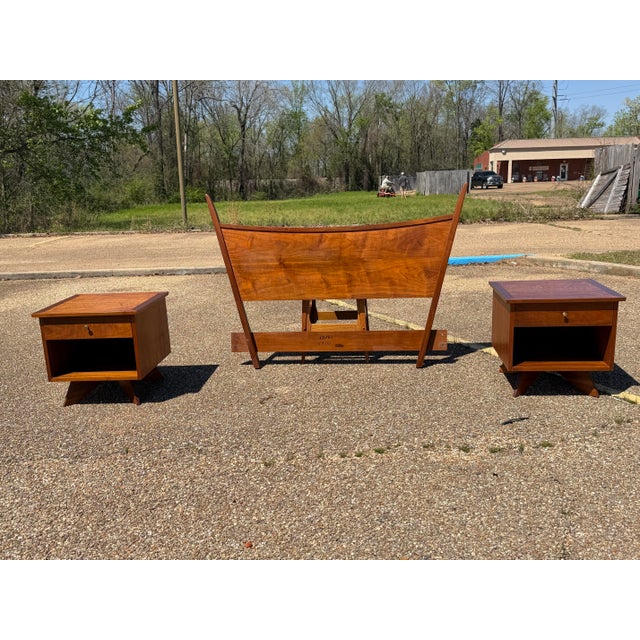Widdicomb George Nakashima for Widdicomb – 1959 Origins Collection Headboard For Sale - Image 4 of 4