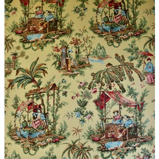 Schumacher Chinoiserie Wallpaper 526002 Double Roll For Sale