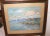 Blue Vintage Original Expressionism Job Nautical Coast Shore Landscape Oil Painting For Sale - Image 8 of 11