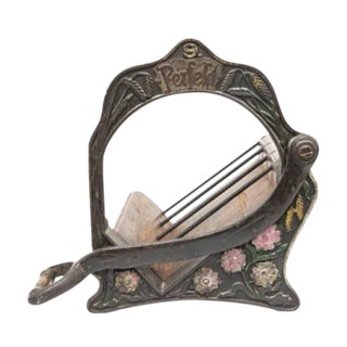 19th Century Bakery Bread Cutter Turned Countertop Wine Bottle Rack For Sale