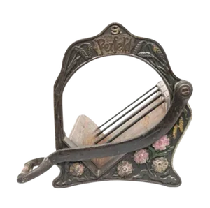 19th Century Bakery Bread Cutter Turned Countertop Wine Bottle Rack