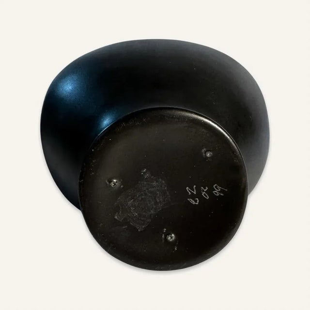 Charcoal 1990s Eva Zeisel Earthenware Vases- Set of 3 For Sale - Image 8 of 10