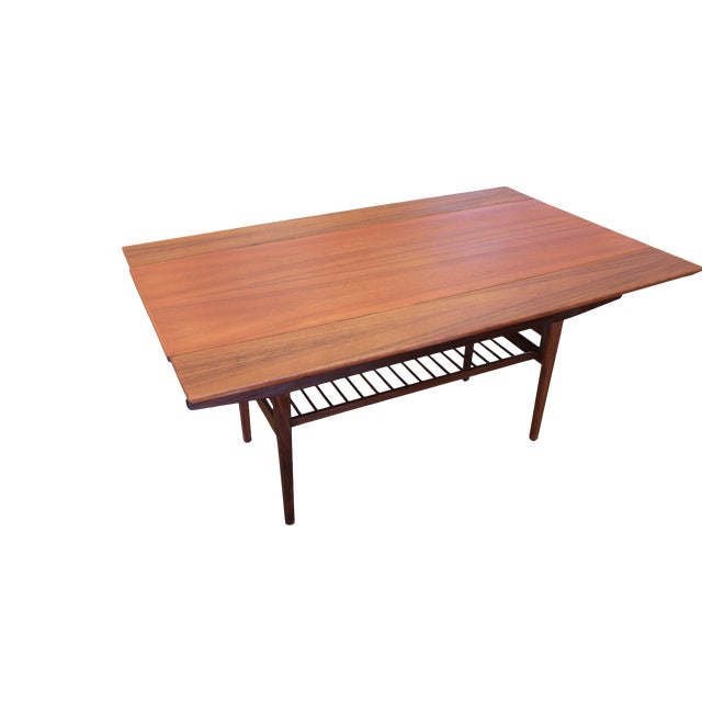 1970s Adjustable Coffee Table, Denmark, 1960s For Sale - Image 5 of 18
