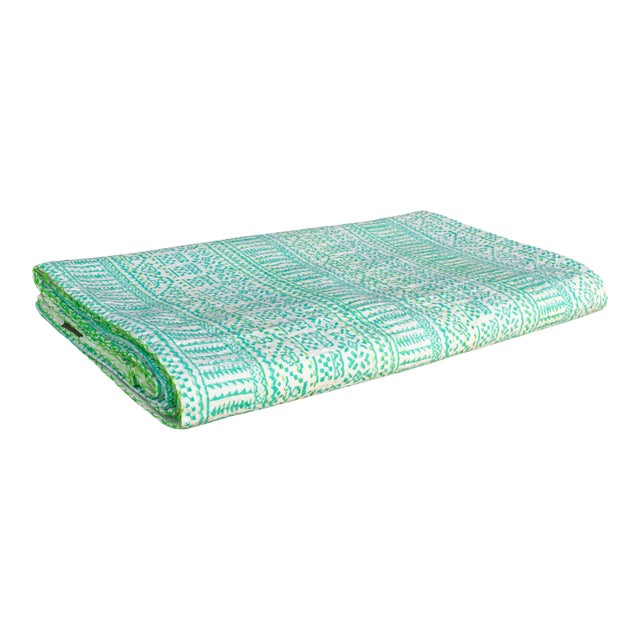 Daani Block Print Coverlet Chairish