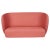 Wood Haven Three Seater in Coral by Warm Nordic For Sale - Image 7 of 7