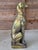 Vintage Cast Resin Greyhound Sculpture Statue With Gilt Finish Mid-20th Century For Sale - Image 11 of 12