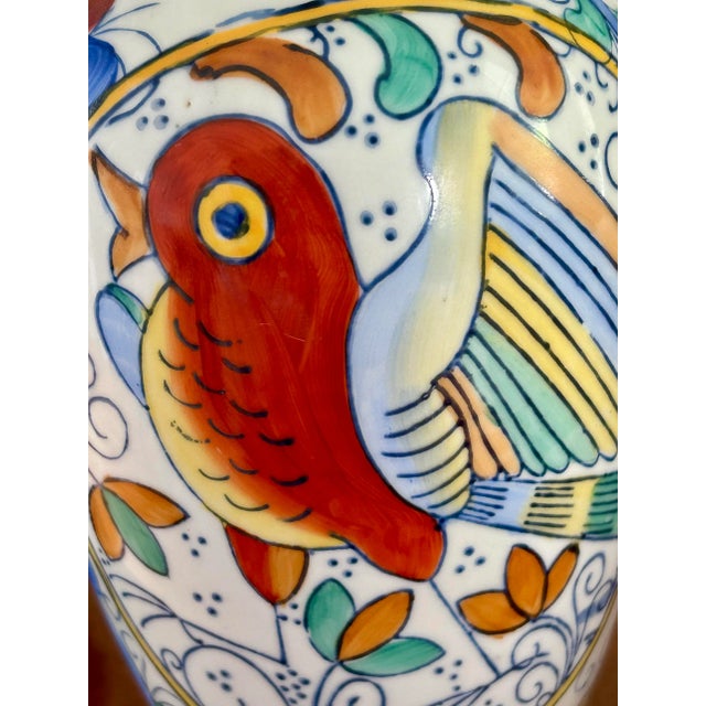 Mid 20th Century Chinoiserie Porcelain Vase For Sale In New York - Image 6 of 10