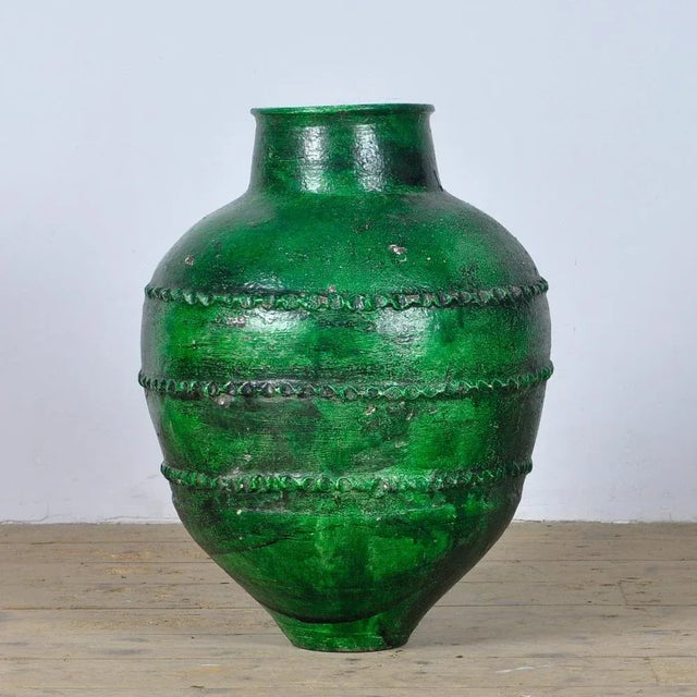 Large Turkish Terracotta Garden Urn, 1965 For Sale - Image 9 of 9