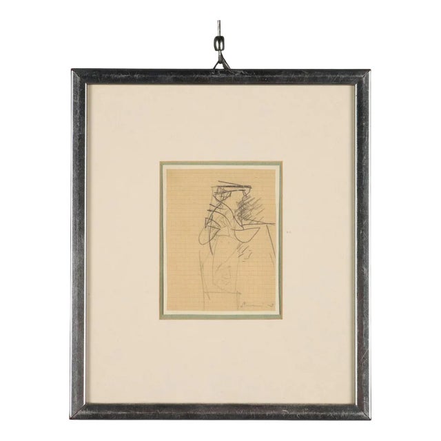 Emilio Scanavino, Figure, Artwork on Paper For Sale