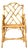 Vintage Chinese Chippendale Rattan Chair For Sale