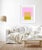 "The Interaction of High Pink and Spring Green" by Liz Roache (Pink, Green, Gray) This Modern, Mid Century, Contemporary...