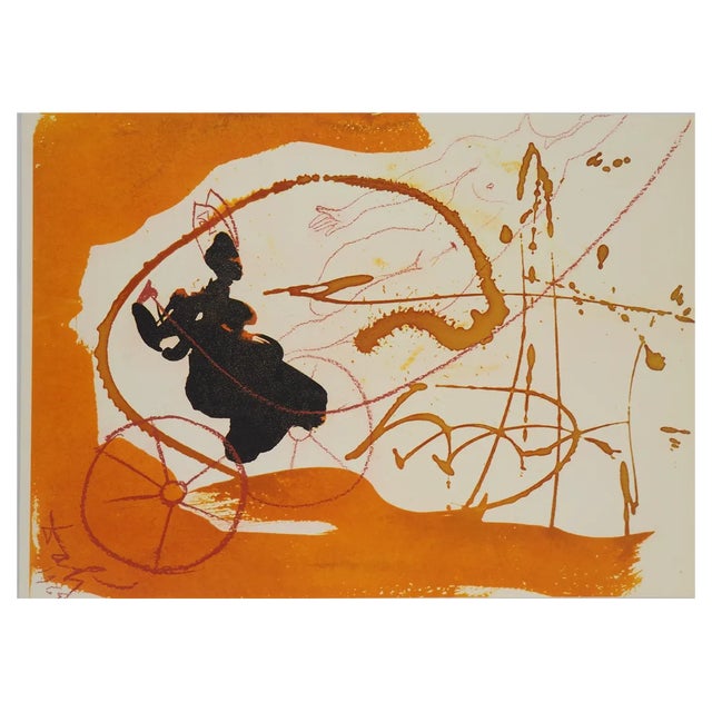 Salvador Dali, Biblia Sacra, The Chariot of Fire, Lithograph For Sale