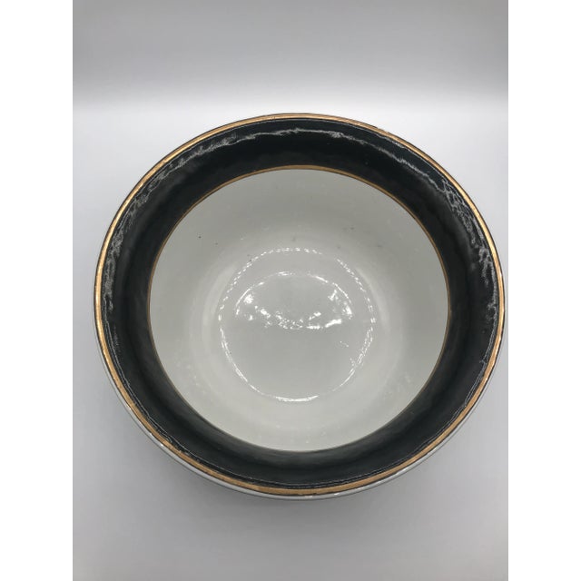 African Vintage Kinder Harris Porcelain Animal Print Bowl 1990 For Sale - Image 3 of 7