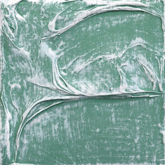Forces of Nature 19 - Original Textural Green Artwork by Len Klikunas For Sale - Image 10 of 10