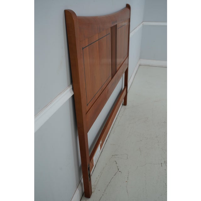 Arts & Crafts Stickley Queen Size 21st Century Cherry Bed Headboard For Sale - Image 3 of 10
