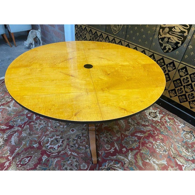Charles X Round Dining Table For Sale - Image 5 of 6