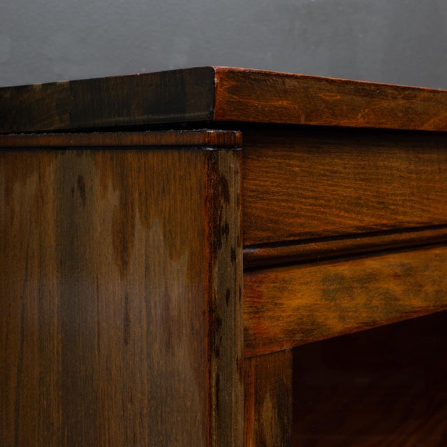 Brown Early 20th C. Lundstrom Four Stack Lawyer's Bookcase c.1900-1920 For Sale - Image 8 of 13