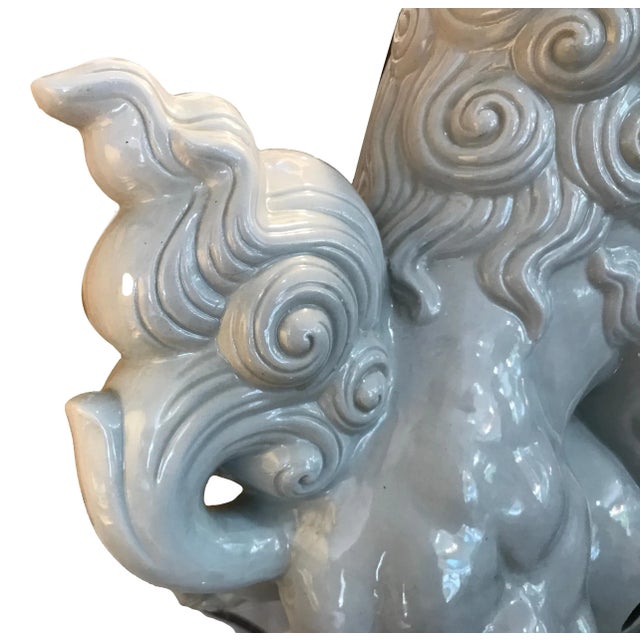 Mid 19th Century Large Japanese Porcelain Foo Dog For Sale In New York - Image 6 of 11