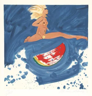 Robert Beauchamp, Watermelon, Lithograph