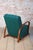 Art Deco Armchair in Walnut and Fabric, Czech, 1920s For Sale - Image 3 of 10