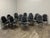 Black Leather Dining Chairs by Charlotte Perriand for Les Arcs, 1960s, Set of 12 For Sale - Image 10 of 10