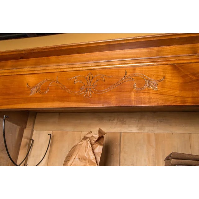 Mid 19th Century Country French Cherry Antique Armoire For Sale - Image 5 of 11