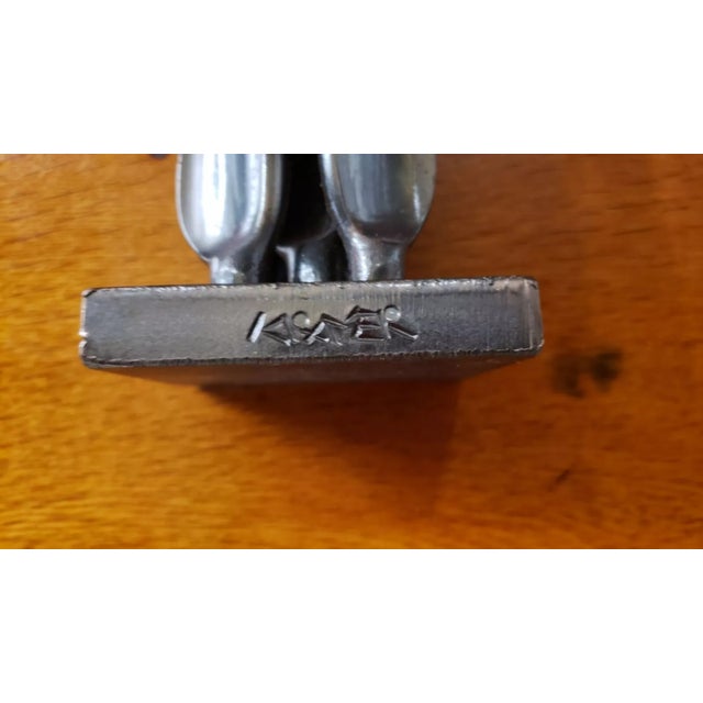 Boris Kramer “Family With Three Children” Steel Sculpture (20th Century) For Sale - Image 9 of 9