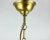 1980s Vintage French Hanging Light in Gilt Brass & Colored Glass Lamp, 1980s For Sale - Image 5 of 6