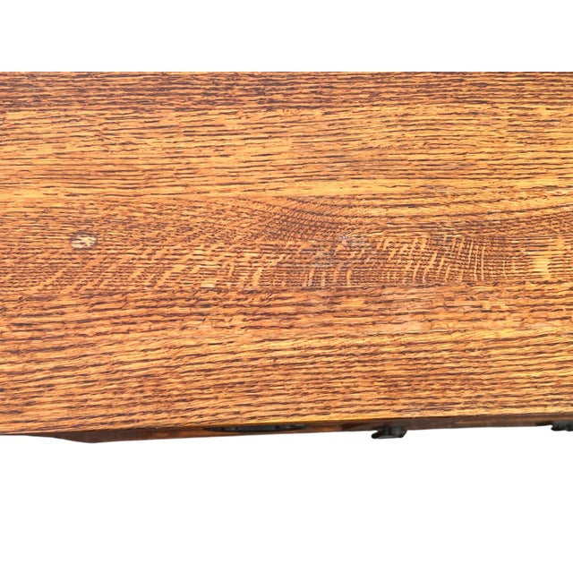 Late 20th Century Mission Oak Nightstands End Tables Michaels Furniture for Restoration Hardware, 2 Pieces For Sale - Image 14 of 17