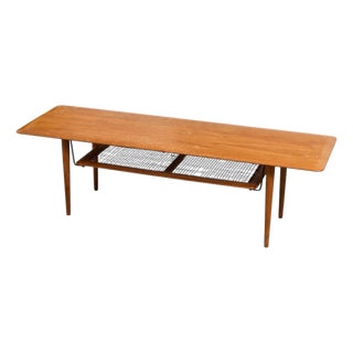 Mid 20th Century Danish Modern Teak Coffee Table For Sale