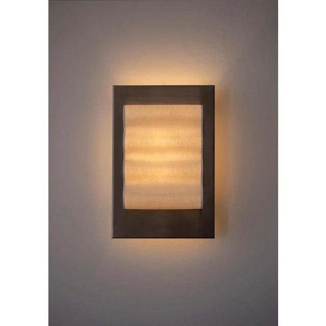 Contemporary Tiles Alu Brut S Wall Light by Violaine Dharcourt For Sale - Image 3 of 6