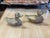 Mid-Century Modern Vintage Pair of Small Brass Ducklings - 2 For Sale - Image 3 of 3