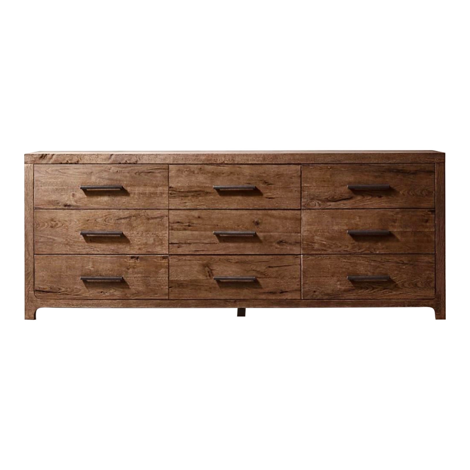 Restoration Hardware Oak Nine Drawer Dresser Chairish