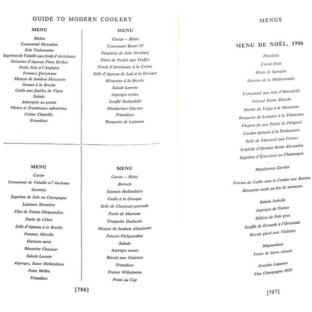 "The World's Greatest Cookery Book: A Guide to Modern Cookery" 1966 Escoffier, g.A. For Sale - Image 4 of 8