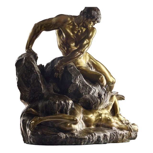Thiebaut Frère, Nude Spring, 1890s, Bronze For Sale