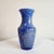 Cobalt Blue Crystalline Glaze Signed Studio Pottery Vase For Sale - Image 12 of 13